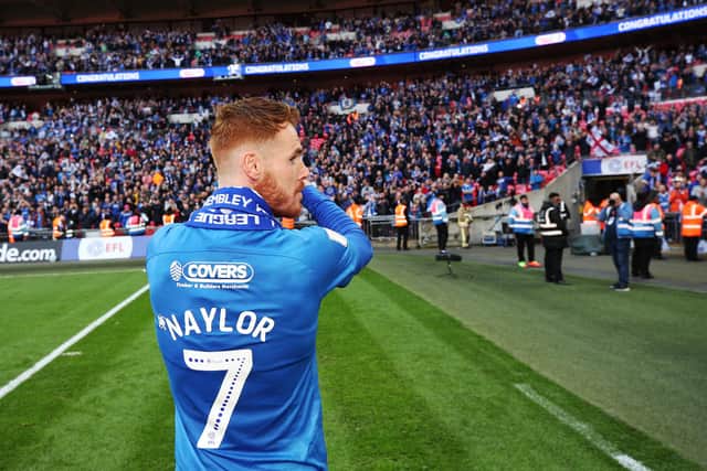Tom Naylor at Wembley in 2019