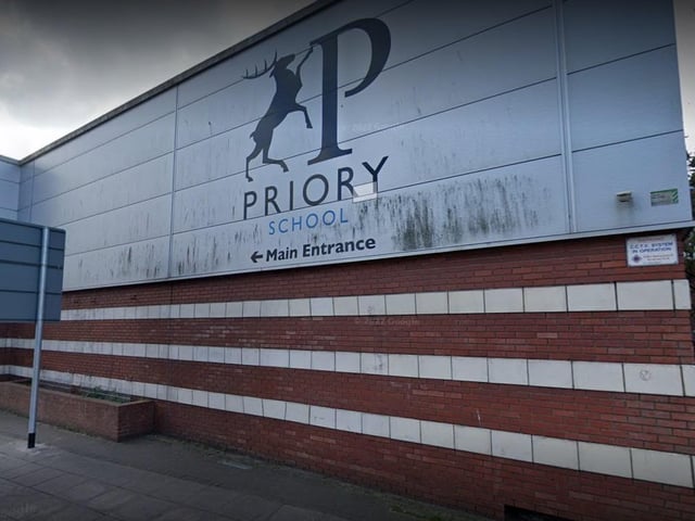 At Priory School, a total of 981 days were lost to illness in 2021/22, an average of 11.8 per teacher. 74 teachers took sickness absence, representing 89.2% of the workforce. Pic Google