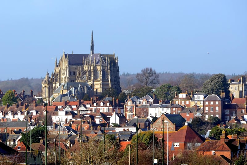 Just along the south coast is the pretty little town of Arundel which you can reach along the A27 or by train. As well as the fantastic castle and riverside walk, the town centre is a treat to visit in December with its pretty lights and quirky shops. Picture: Steve Cobb