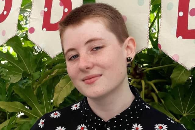 Elisha Straw from Stamshaw has shaved her head for the Little Princess Trust and the Cat and Rabbit Rescue Centre. Pictured: Elisha after braving the shave