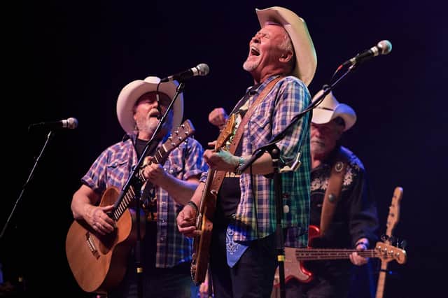Los Pacaminos play their first post-Covid show at Portsmouth Guildhall Picture: Vernon Nash
