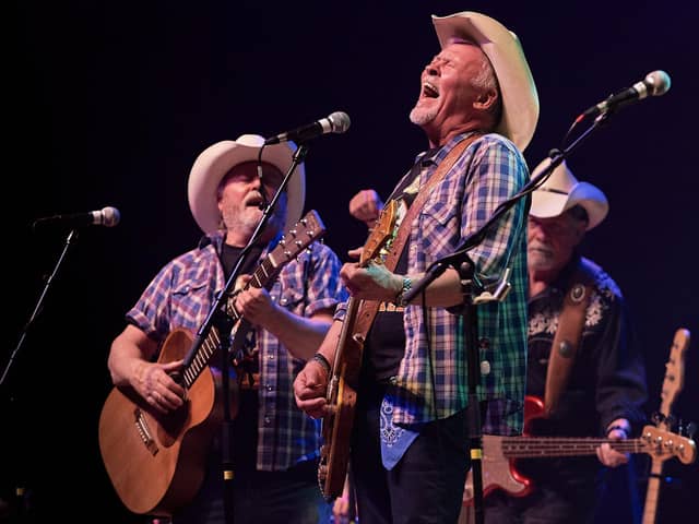 Los Pacaminos play their first post-Covid show at Portsmouth Guildhall Picture: Vernon Nash