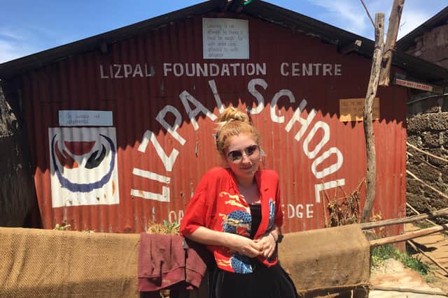 Olivia Cowell saved Excel School in Nairobi, Kenya - just by selling greetings cards. Picture: Supplied