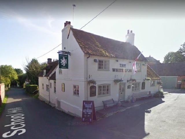 The White Lion in School Hill, Soberton, is a 22-minute drive from Portsmouth via the M27 and A32.