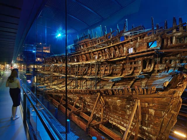 Inside the Mary Rose Museum