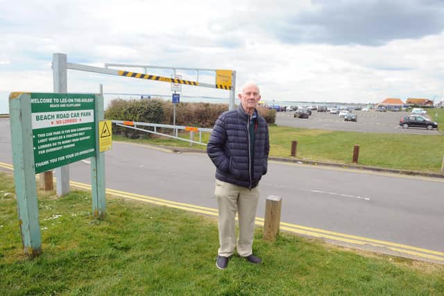 Pictured is: John White, spokesperson for ASB Victims Action Group - Beach Road Car Park.
Picture: Sarah Standing (150421-6697)