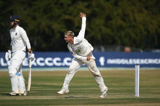 Hampshire's Felix Organ took five wickets as SPL leaders St Cross defeated Havant. Picture by Alex Davidson/Getty Images