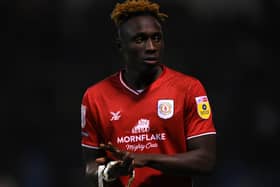 Crewe forward Daniel Agyei has been linked with a move to Pompey this summer Picture: Justin Setterfield/Getty Images