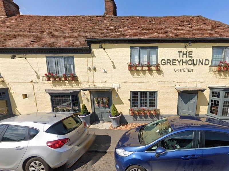 Greyhound on the Test, at High Street, Stockbridge, serves up meals including Hampshire Venison Loin, Maple, Roasted Pear, Parsnip, Haunch Cannelloni, Black Cabbage.