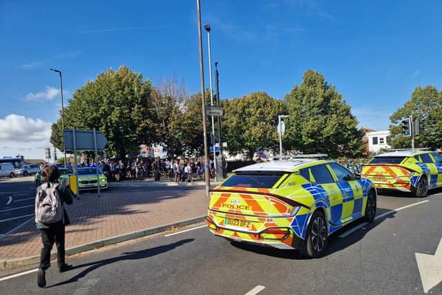 The man's death in Goldsmith Avenue is not being treated as suspicious and a file has been passed to the coroner. The road was closed yesterday afternoon (September 14).