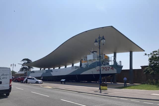 Staycation in Southsea - the D-Day Museum, the landing craft tank 
