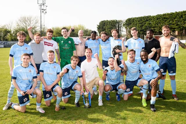 Portchester Rovers celebrate
Picture: Keith Woodland