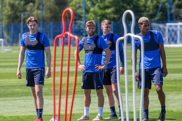 Pompey returned to pre-season training on Monday.
Picture: Habibur Rahman