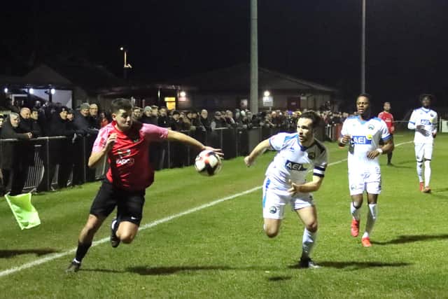 Fareham (red) v Gosport Borough. Picture by Ken Walker