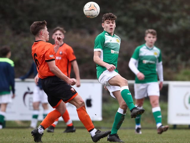 Portchester (orange) v Moneyfields. Picture: Stuart Martin