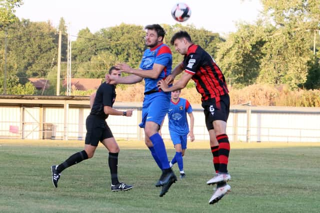 Romsey v Fareham Town in the Hampshire Senior Cup. Picture by Ken Walker.