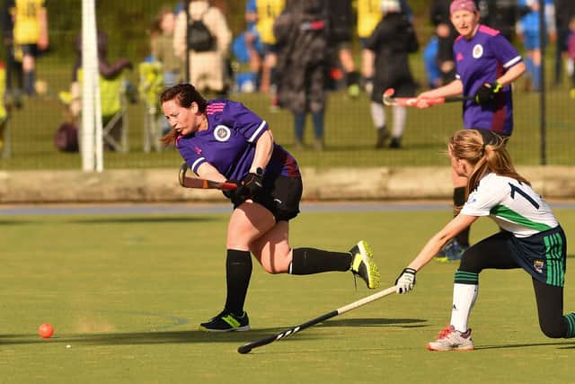 Portsmouth 3rds (purple) v Chichester.

Picture: Keith Woodland