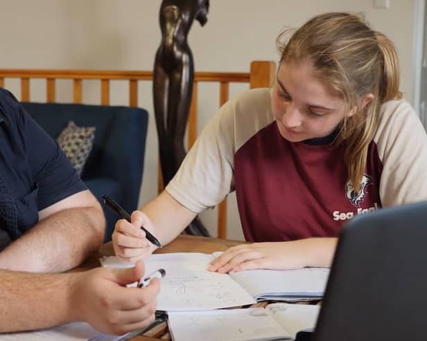 Tutor teaching online skills
