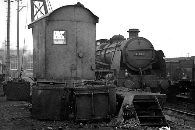 The scene is in Fratton Yard in 1961. Picture: The Grace family.