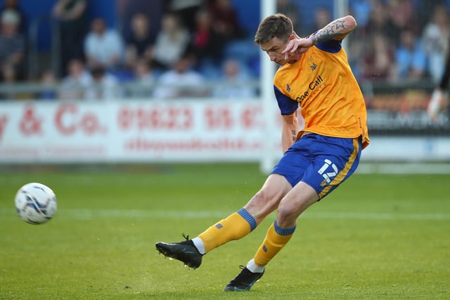 The 30-year-old departed Fratton Park after three years with the Blues in 2020, scoring 18 times in 96 outings. Despite starting the season as a striker, Hawkins has since been converted into a centre-back by Nigel Clough. The former Ipswich man started in the Stags' 2-1 first-leg win over Northampton on Saturday.

2021-22 appearances: 44; Goals: 8.