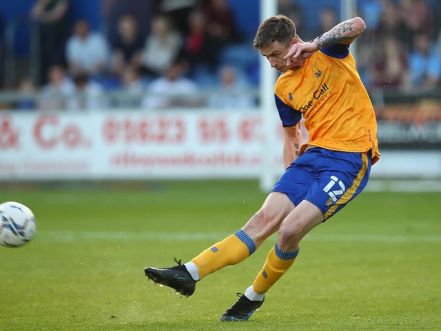 The 30-year-old departed Fratton Park after three years with the Blues in 2020, scoring 18 times in 96 outings. Despite starting the season as a striker, Hawkins has since been converted into a centre-back by Nigel Clough. The former Ipswich man started in the Stags' 2-1 first-leg win over Northampton on Saturday.

2021-22 appearances: 44; Goals: 8.