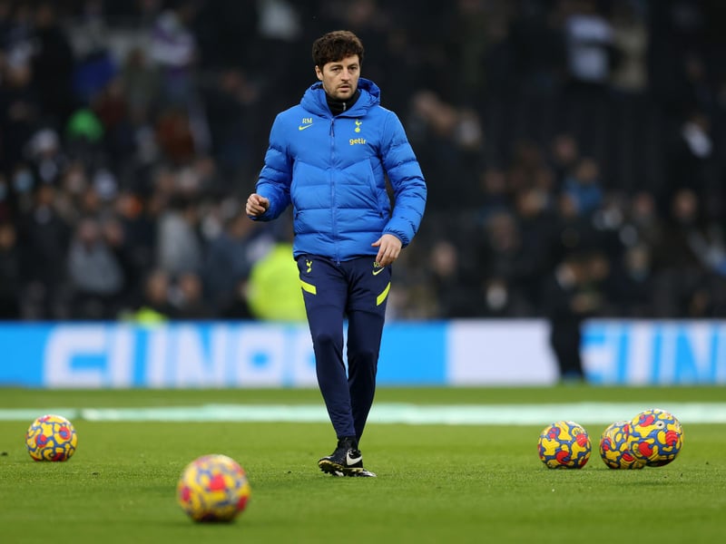 Tottenham's first-team coach was forced to retire at the age of 26 with a fractured skull. Still just 31, but has picked up plenty of experience in the Londoner's ranks as head of player development and now first-team coach. Also had a period as interim head coach in 2021.