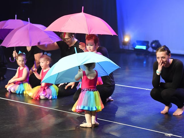 Parents flocked to see the show.