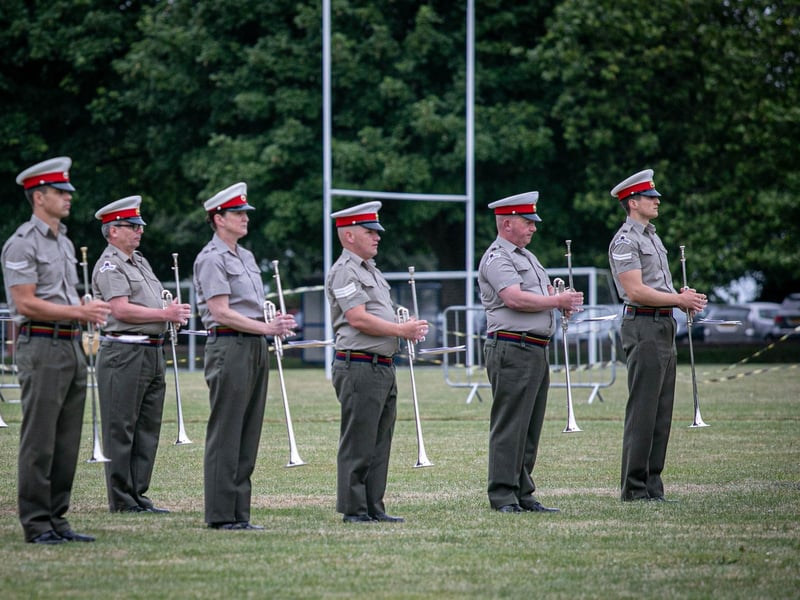 Royal Marines Band Service Beating Retreat Rehearsals on Whale Island, Portsmouth on Wednesday 3rd July 2024
Picture: Habibur Rahman