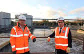 Alan Mak MP with Southern Water CEO Lawrence Gosden