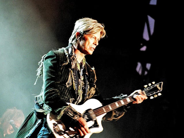 David Bowie at the Isle of Wight Festival on June 13, 2004