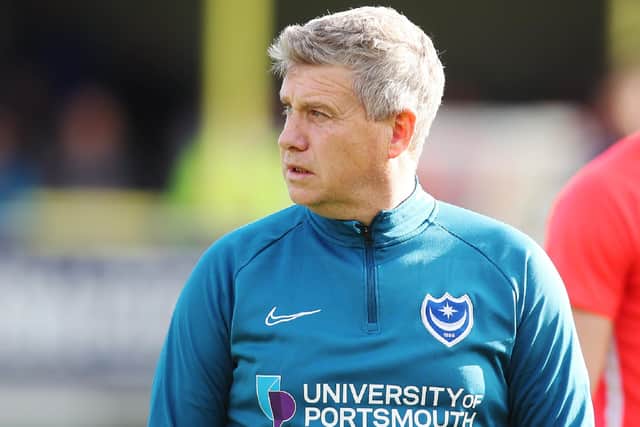 Pompey coach Mark Kelly. Picture: Joe Pepler