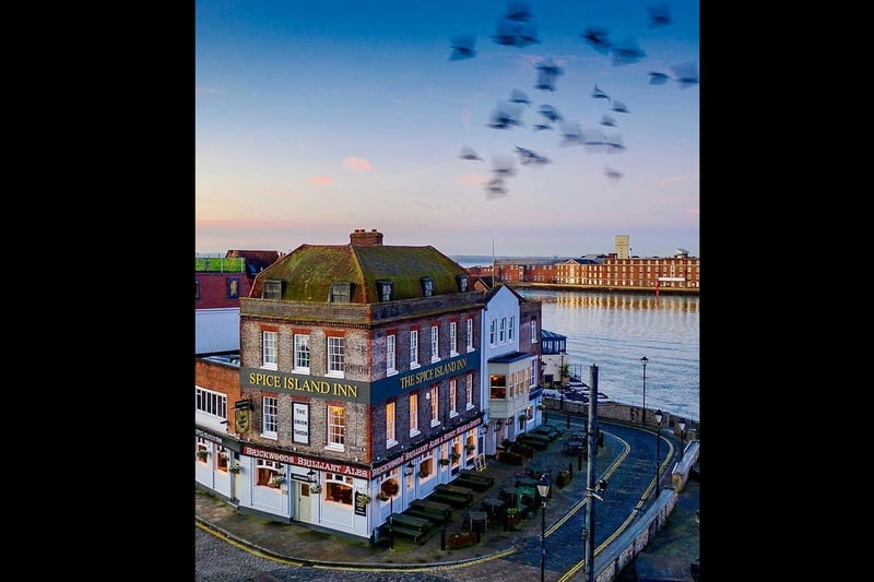 Spice Island Inn Old Portsmouth by Brian Bracher. @brian.bracher and @compass_aerial