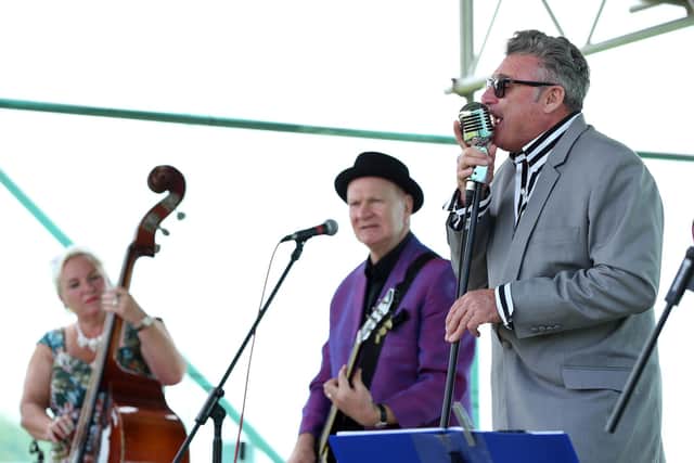 The Racketeers. Baffins Band Day at Baffins Milton Rovers FC's ground, PMC Stadium, Eastern Rd
Picture: Chris Moorhouse