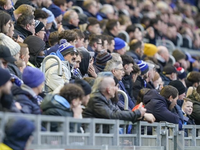 Pompey fans backed their team as they gave it everything against promotion-chasing Burnley at Fratton Park on Saturday.
