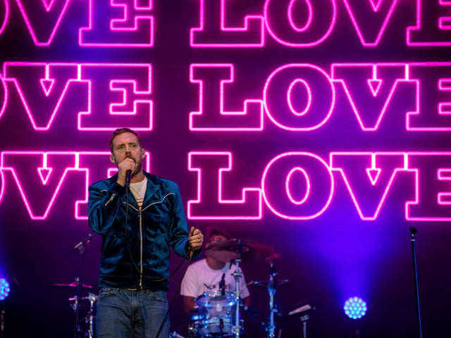 Kaiser Chiefs smashed the Common Stage on Saturday evening to a packed crowd.Pictured - Kaiser ChiefsPhotos by Alex Shute