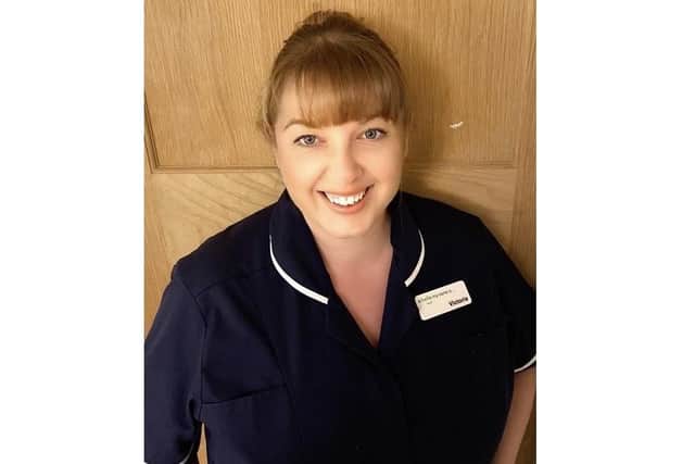 Midwife Victoria Beadle has been nominated for the Patient Choice Award