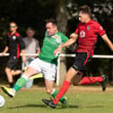 Locks Heath's Jamie Hall, right, was playing only his second game last night after five months out with a knee injury.

Picture: Keith Woodland