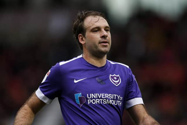 Brett Pitman is booked in for a Boxing Day return to Fratton Park with new club Swindon. Picture: Daniel Chesterton/PinPep