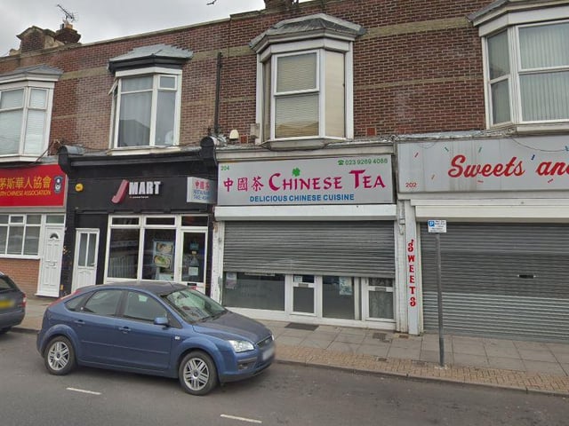 In fourth place, we have Chinese Tea, on Kingston Road in North End.