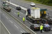 Crash on the M27. Picture: Highways England
