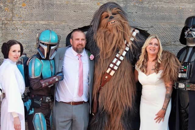 Comic Con Wedding for Let's Celebrate - Mr and Mrs Harris.