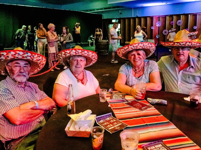 Pictured is: Guests at the Fiesta event.

Picture: Keith Woodland