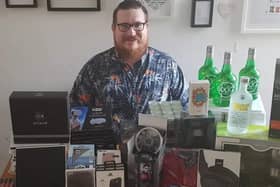 Deal hunter Dave has been scouring website to find online price glitches, buying numerous products at a fraction of the cost. Picture: David Jago.