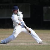 Josh Hill top scored for Sarisbury in their opening SPL loss to New Milton. Picture: Neil Marshall/YASPS.