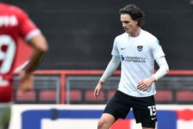 Rasmus Nicolaisen was substituted at half-time in Pompey's 2-1FA Cup defeat at Bristol City.  PictureL Graham Hunt