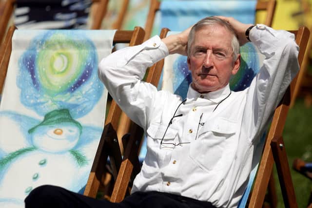 File photo dated 29/05/08 of author Raymond Briggs posing for media in a designer deckchair in Hyde Park, London. Author and illustrator Raymond Briggs, who is best known for the 1978 classic The Snowman, has died aged 88, his publisher Penguin Random House said. Picture: Anthony Devlin/PA.