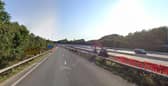Police were called to a crash on the M27 this morning. Picture: Google Maps.