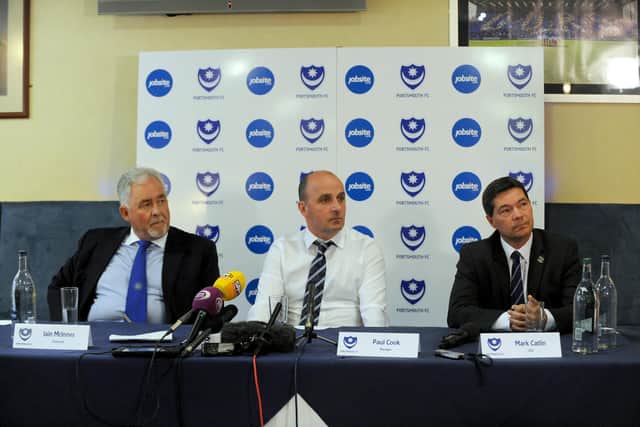Paul Cook, who was Iain McInnes' fourth Pompey manager, was unveiled at Fratton Park in May 2015. Picture: Sarah Standing