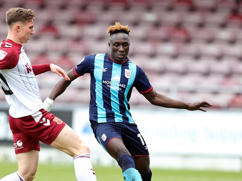 Sixteen goals in League Two for Crewe was said to have aroused Pompey's interest along with Bradford and Burton, but moved to Leyton Orient. A striker who can play wide, where Pompey are looking to strengthen. Fits the profile in terms of pace and power, but only made his debut in November after struggling with injury.