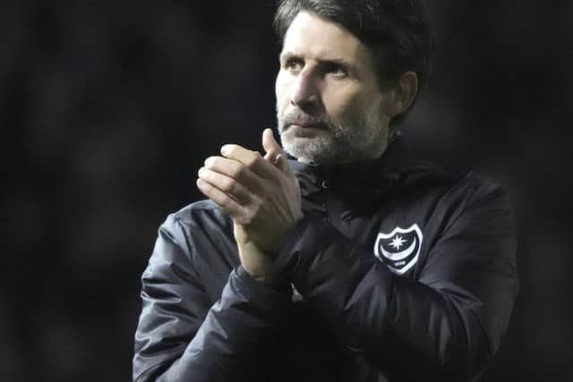 Danny Cowley has tonight been sacked as Pompey boss.
Picture: Barry Zee.